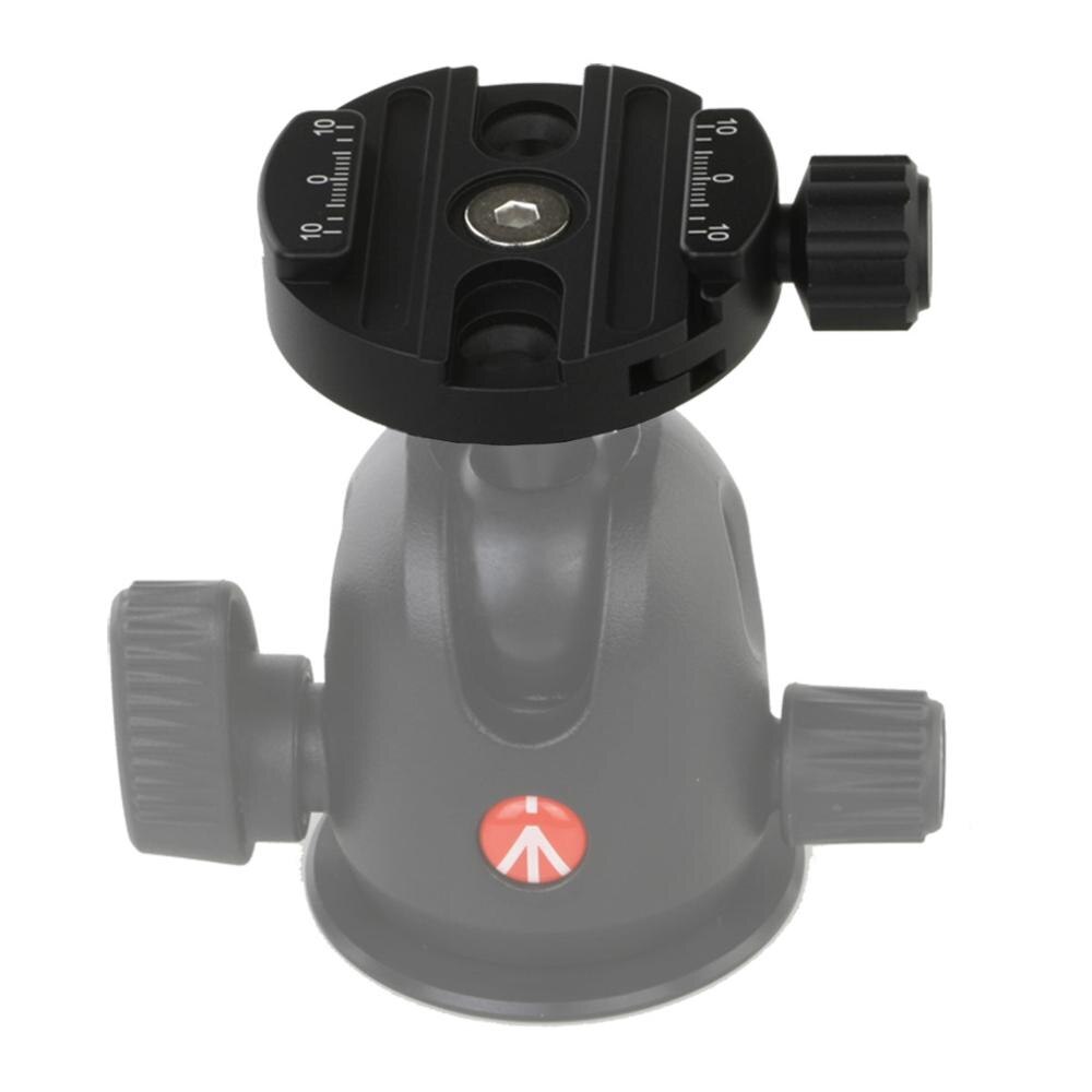 Haoge Combo Boss Adapter with 58mm Arca-Swiss-Compatible Quick Release Clamp for Manfrotto Tripod Ball Head Clamp Replacement