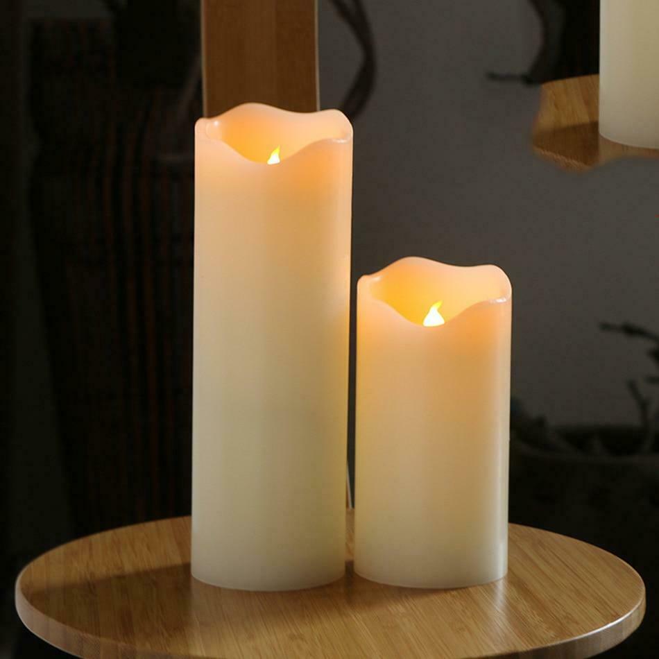 B-Flameless LED Candle Electronic Candles Lights Flickering Lovely Night Light Battery Operated Birthday Wedding Decor