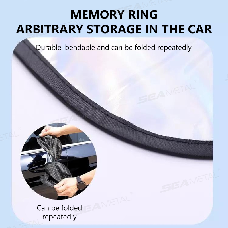 Seametal auton ikkunan aurinkosuoja auton sivuikkunoiden verhot aurinko uv-suoja kokoontaitettava auton etu- ja takaikkunan aurinkosuoja