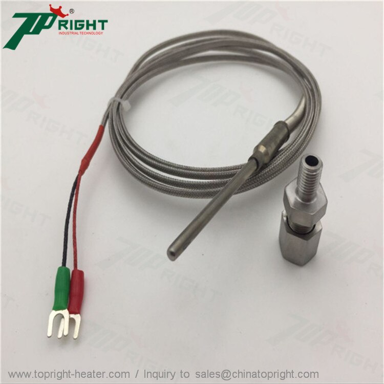 Probe dia. 4mm J type thermokoppel sensor met M8 draad