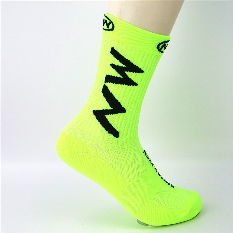 Calcetines NW para deportes, ciclismo, baloncesto, para hombre y mujer, para correr, escalar, acampar, senderismo, calcetines transpirables de: green