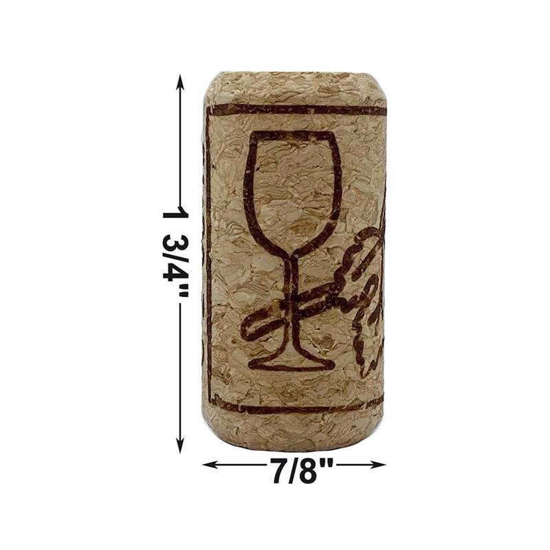 50Pcs Wijn Kurk Kurk Supply Afdichting Doek Eiken Wijn Kurk Wijnfles Stop Bar Tool Fles Sluiting Houten Afdichting cover