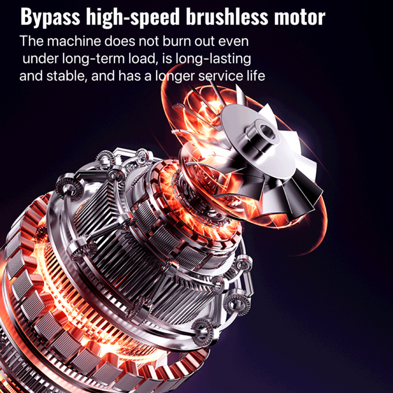 Turbo Jet Fan 1000000RPM Powerful Air Blower Vacuum Dust Cleaner Brushless Motor Rechargeable Handheld Blower PC Tool