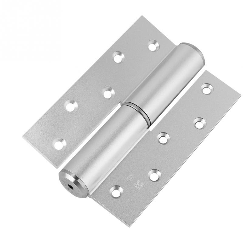 5inch H-shaped Mute Hydraulic Buffer Hinge Automatic Right Open Closing Hinge Door Closer Sand Silver deurscharnieren