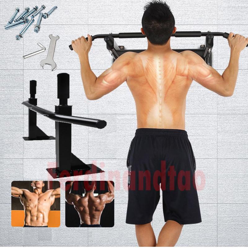 Wandmontage Gymnastiek Rekstok Fitnessapparatuur Pull Up Chin Up Bar Multi Functie Home Gym Oefening Apparatuur Hwc: Default Title