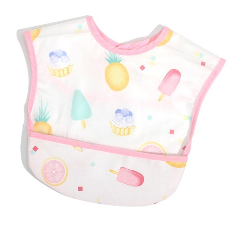 EVA Waterproof Baby Bibs Sleeveless Baby Boys Girls Bib Kids Fox Dinosaur Cactus Baby Feeding Bibs with Pocket Child Apron Smock: 11