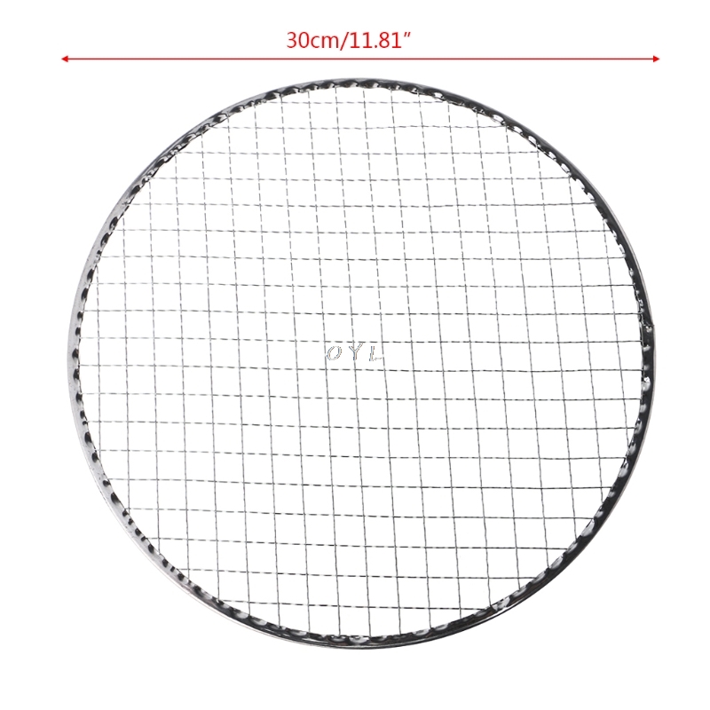 30 Cm Wegwerp Bbq Barbecue Grill Mand Gaas Netto Vlees Vis Groente Tool Keuken Koken Rotisseries Accessoire