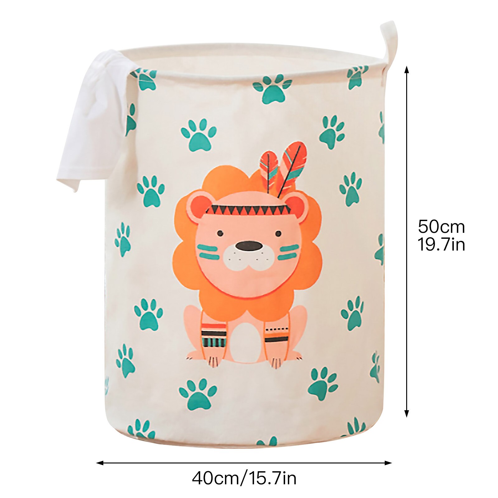 Clothing Laundry Baskets 1PC For Home Bathroom Cat Print Save Space Household Supplies Toy Storage Box Laundry Bucket: A