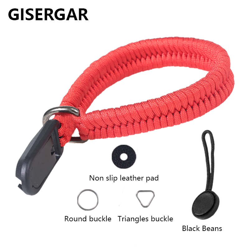 Hand braided camera Wrist strap Adjustable Quick release shoulder strap Nikon Fuji SONY Canon Olympus Pine Lower wrist strap: Beige