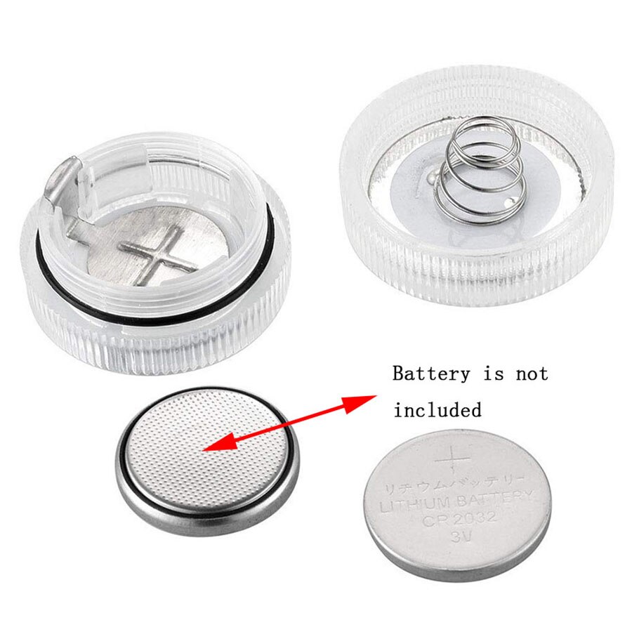 Battery Operated Multi Color Submersible LED Underwater Light for Fish Tank Pond Swimming Pool Wedding Party IP68 Waterproof