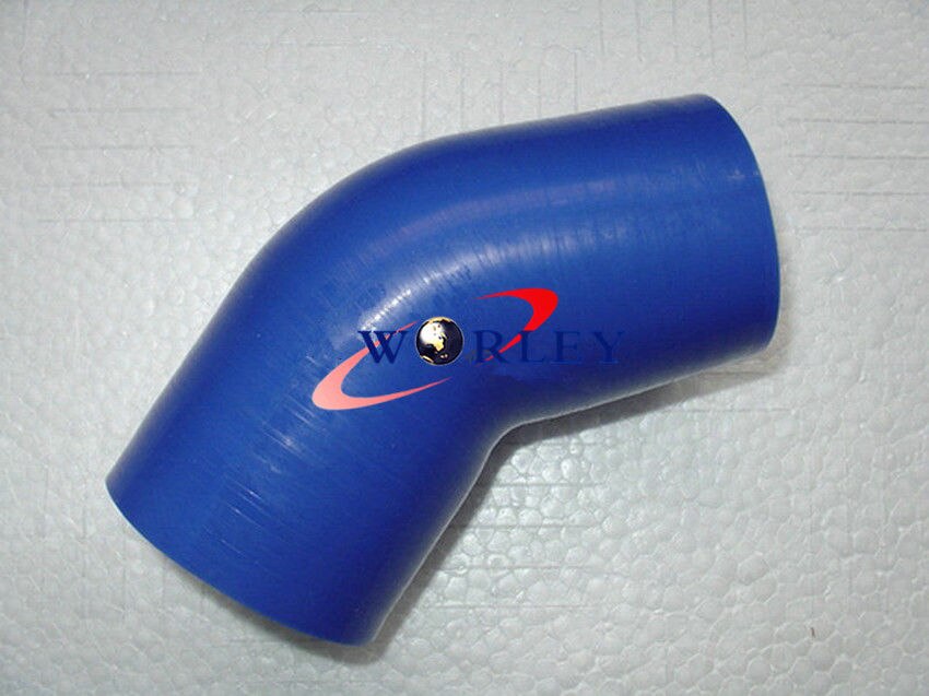 Silicone 45 degree Elbow 76mm 3" inch Turbo Intercooler hose BRED INTERCOOLER