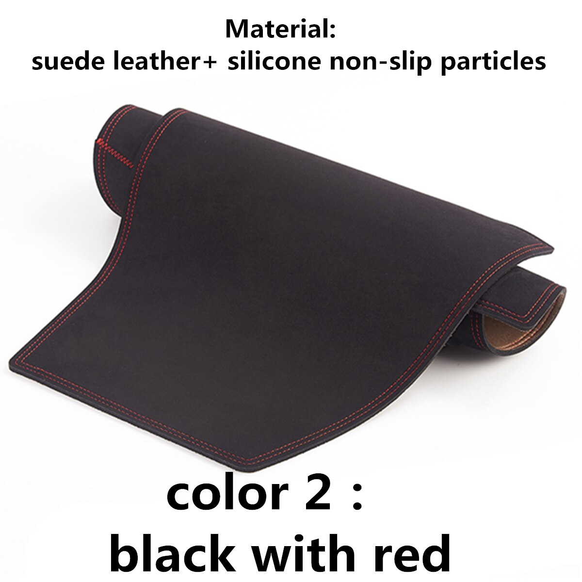 For Lexus LX570 LX 570 Suede Leather Dashmat Dashboard Cover Pad Dash Mat Carpet Car-styling: color 2 LHD