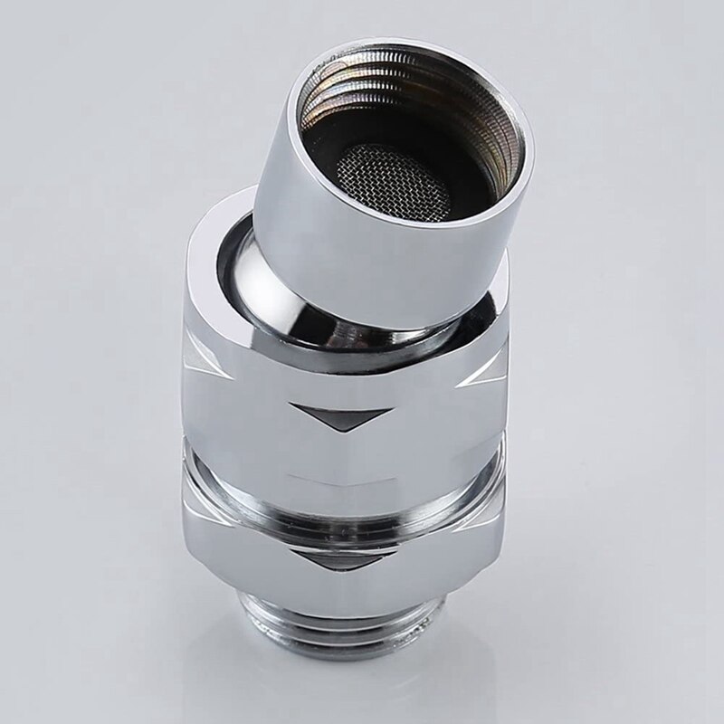 Adaptador de bola giratoria para cabezal de ducha, Conector de brazo de ducha ajustable, ducha esférica de latón