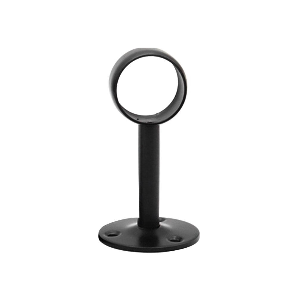 Flange Socket Heavy Duty Stainless Steel Home Easy Install Wall Bedroom Ceiling Mount Hardware Curtain Rod Bracket Accessories