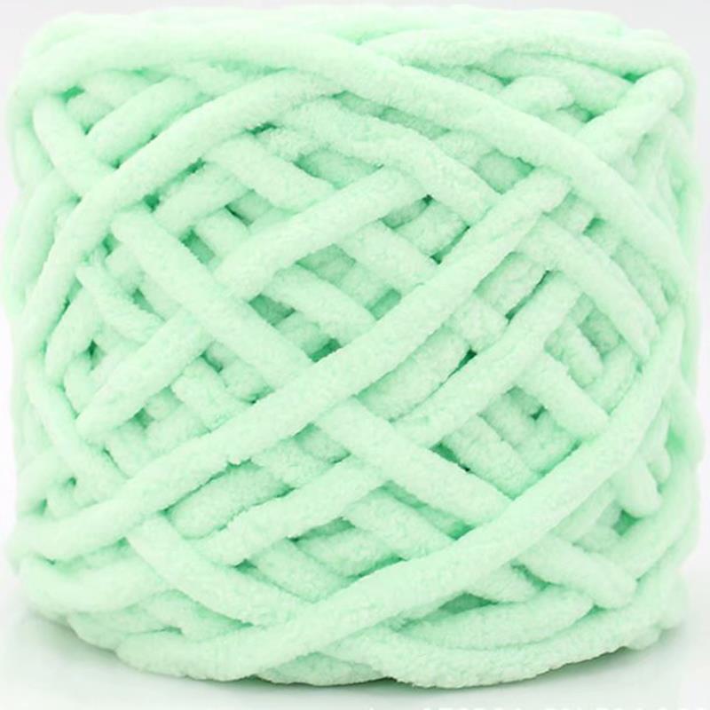 Mélange de fils de laine Chenille en Polyester, 100g par boule, laine mélangée au lait doux, pour le tricot à la main, bricolage, Crochet, chapeau, écharpe, fourrure: 06