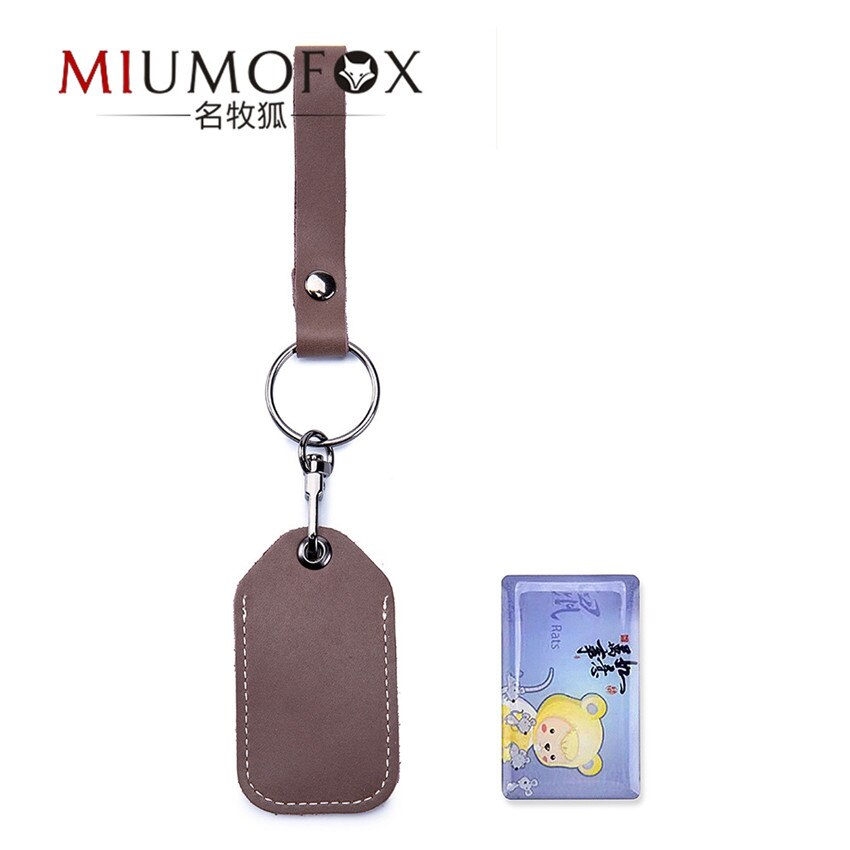 Card Holder Neck Lanyard Badge Holder ID Card Bus ID Holders Stationary Keychain Women Bus Card induction Protective Sleeve: Rectangle Khaki