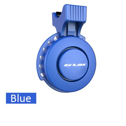 Gub 120db elektrische fietshoorn met draadbediening, 3 soorten geluiden, micro-usb oplaadbare elektrische fietsbel, fietshoornring: Blauw