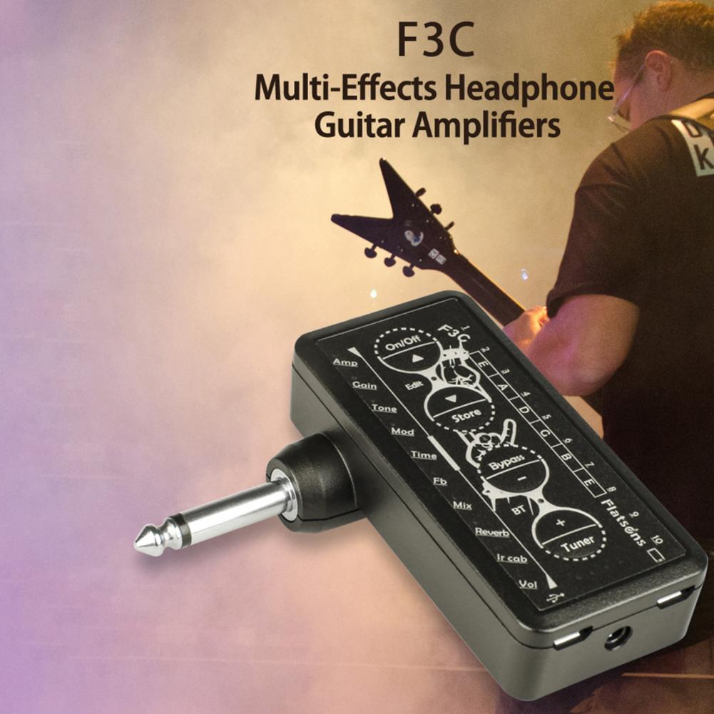 F3C cuffie per chitarra amplificatore tascabile professionale per chitarra compatta ricaricabile di alta qualità per accessori per chitarra elettronica