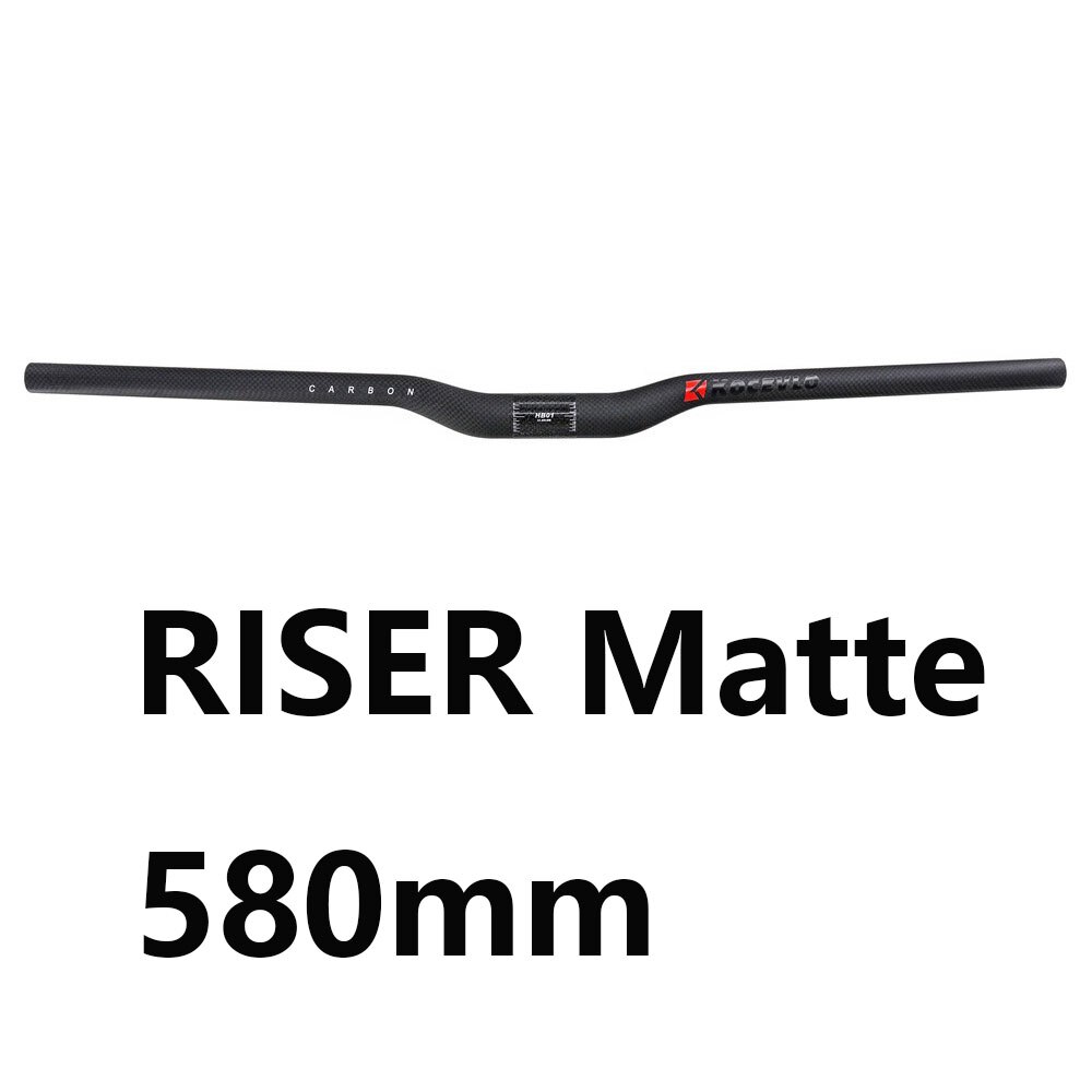 KOCEVLO-Manillar superligero para bicicleta de montaña, accesorio de carbono mate, 3k, 31,8mm: Rise Matte 580mm