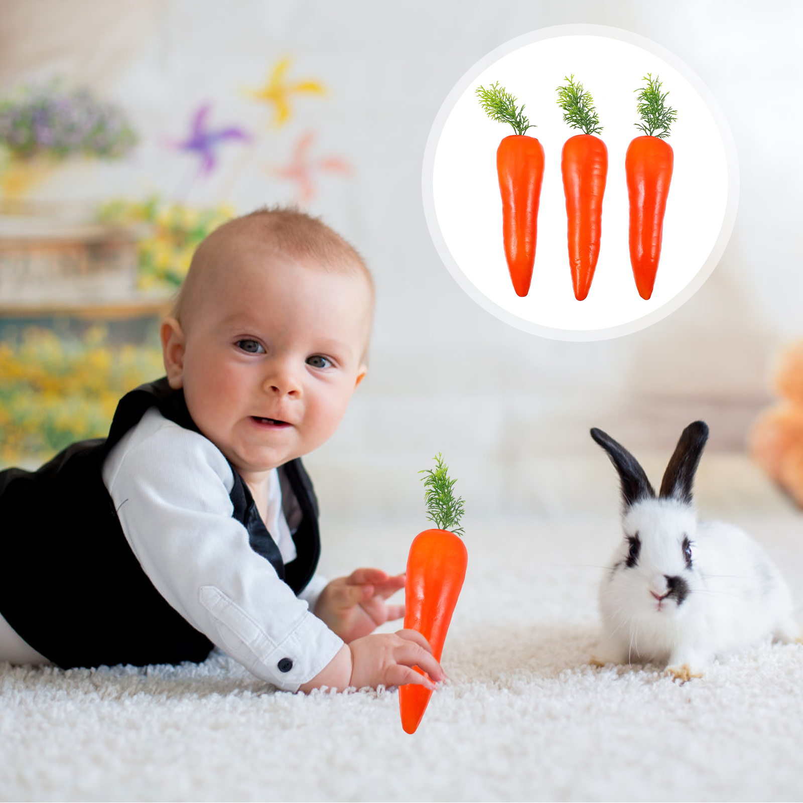 3 stücke Ostern Künstliche Karotten Simulation Kar... – Grandado
