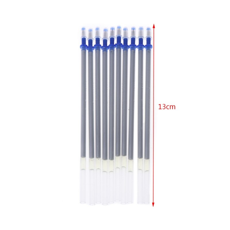 100 Pcs Disappearing Ink Fabric Marker Pen Cross Stitch Temporary Marking Heat Erasable Pen for Fabric Dressmaking Sewing Tools