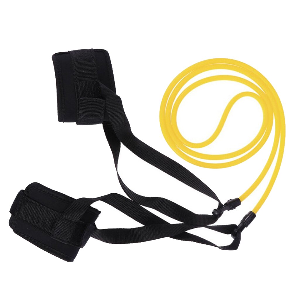 Swim Trainer Belt - Adult & Kids Resistance Band - Swimming Pool Training Aid Tether: Kids Yellow