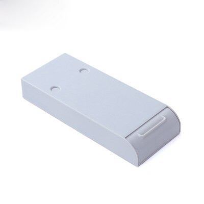 Itseliimautuva muovinen laatikko työpöydän alle piilotettu kynäteline työpöydän tavaroiden järjestäjä säilytyslaatikon pidike kotelo 22.3 x 13.5 x 3.5cm: Harmaa pieni koko
