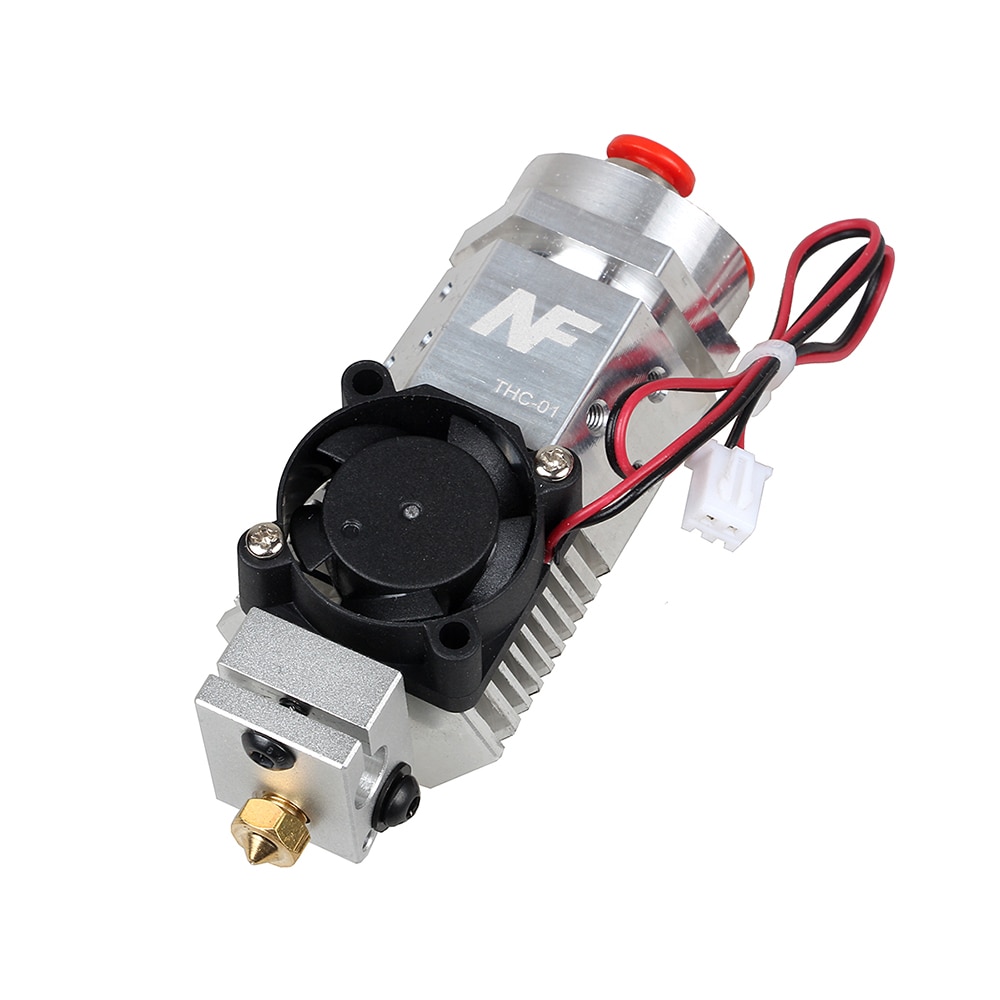 3D Drucker Teile Extruder 3 in 1 Hotend Fusion Multi-farbe düse 1,75mm NF THC-01 Drei Farben Schalt metall 12 V/24 V Heizung