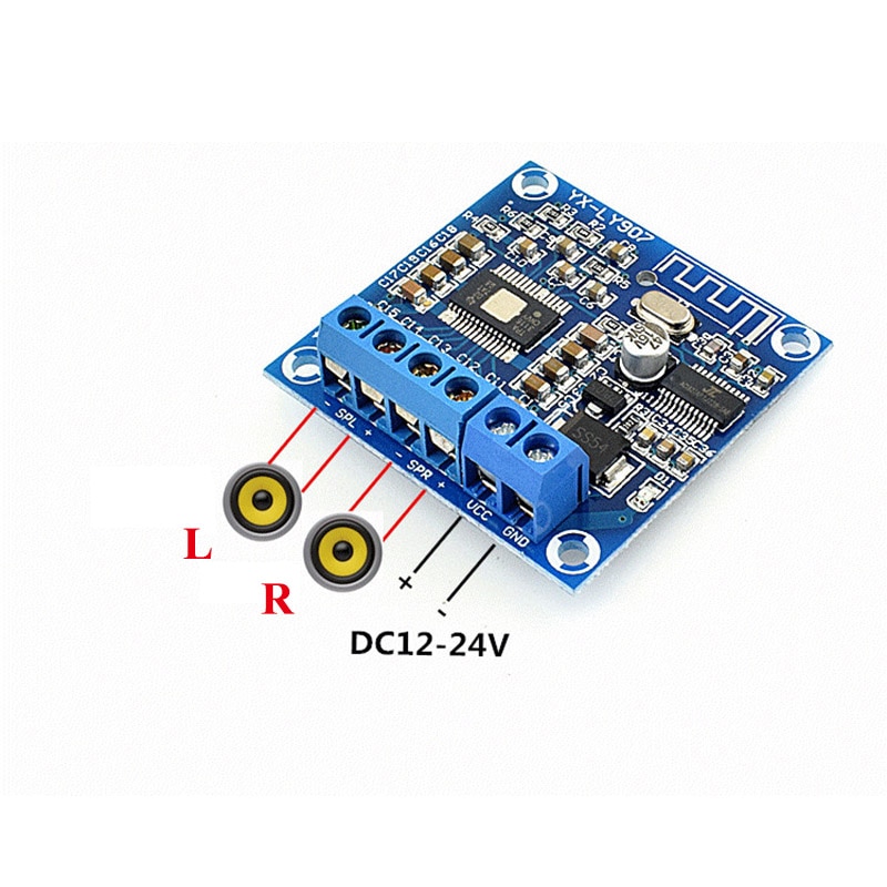 Mini 2x50 W DC 12-24 V TPA3116D2 Bluetooth classe D Audio stéréo carte amplificateur numérique A4-020