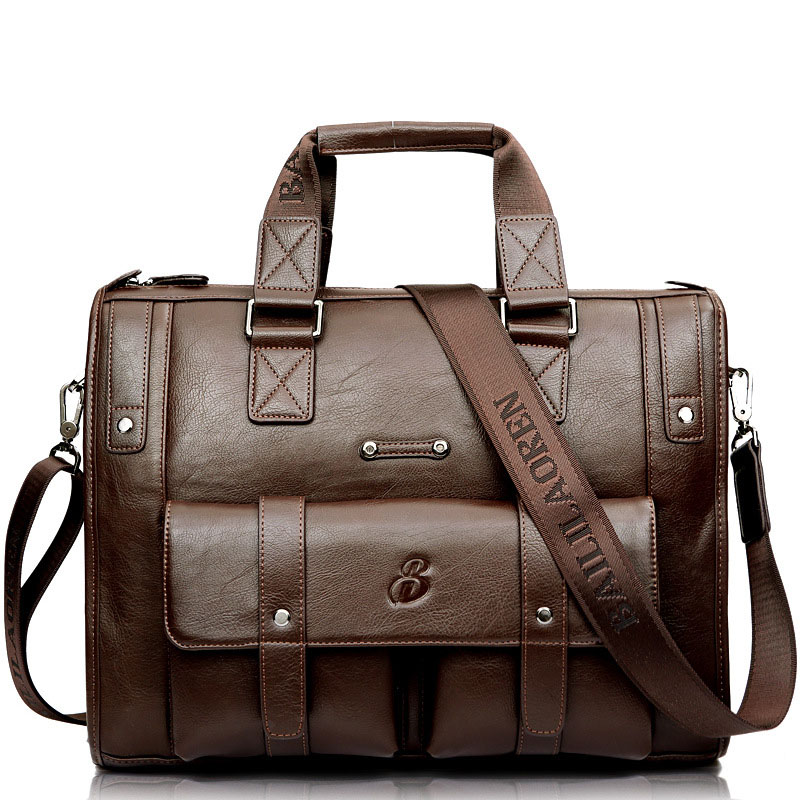 LEINASEN Hohe Kapazität Männer aktentasche Business Messenger Handtaschen Männer Taschen Laptop Handtasche Tasche männer Reisetaschen Hochwertige: Small light brown