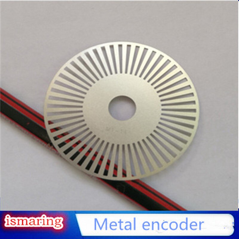 2PCS Gray Code Metal Code Plate Outer Diameter 45MM 50 Wire Grating Code Plate M1-11