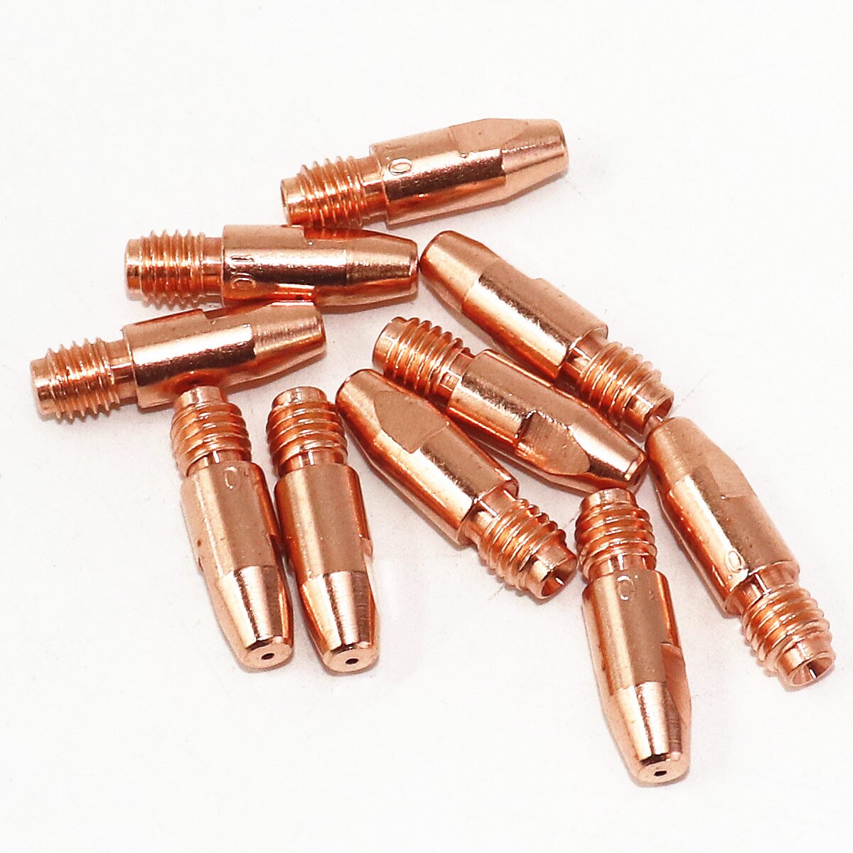 36KD MIG Torch Tips 320A Welding Torch Consumables CuCrZr ECu 0.8/1.0/1.2mm EU Style MIG Welding Tip