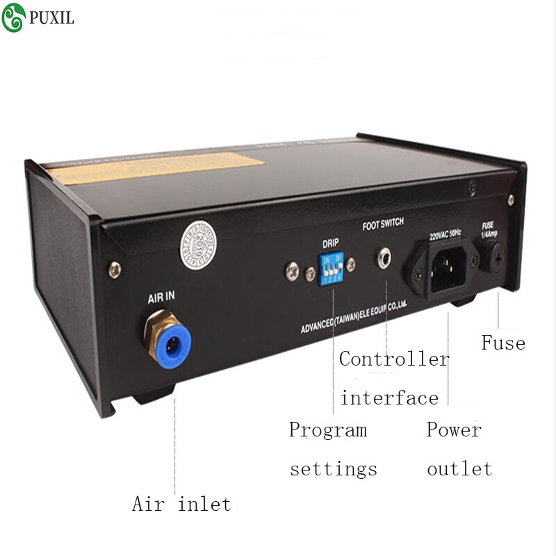 Automated glue dispenser liquid solder paste Semi automatic dispenser machine dropper controller