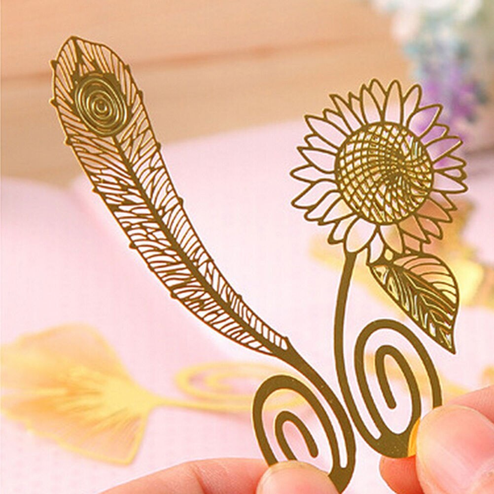 Antike Überzogene Schmetterling Libelle Lesezeichen Mini Nette Kawaii Gold Metall Lesezeichen Papier Clip Koreanische Statioenry