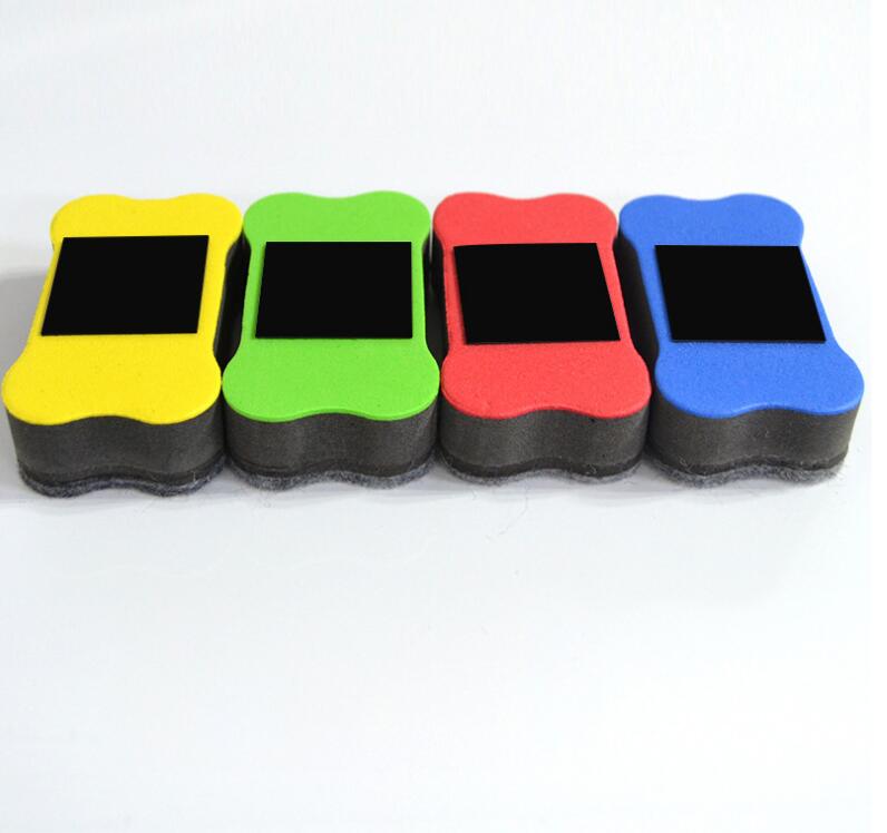Mini magnetisk whiteboard suddgummi liten magnetisk whiteboardrengörare 20 st/lot