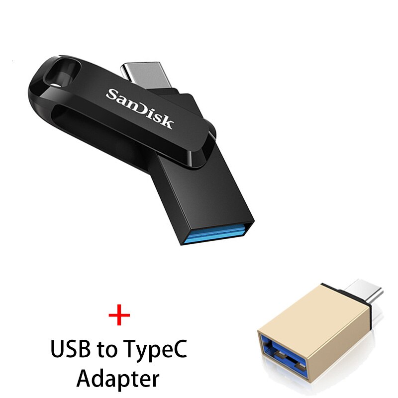 SanDisk USB Flash Drive OTG USB 3.1 Type-C 32GB 64GB up to 150MB/s Pendrive 128GB Pen Drive 256GB for cellphone tablet PC SDDDC3: 64GB / SDDDC3 B