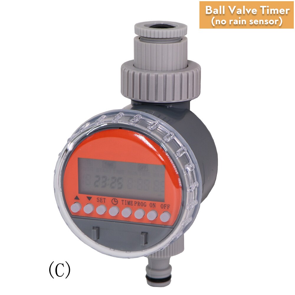 Garden Automatic Water Timers Manual Digital Programmable Irrigation Timer Lawn Hose Tap Plant Watering System LCD Controllers: C