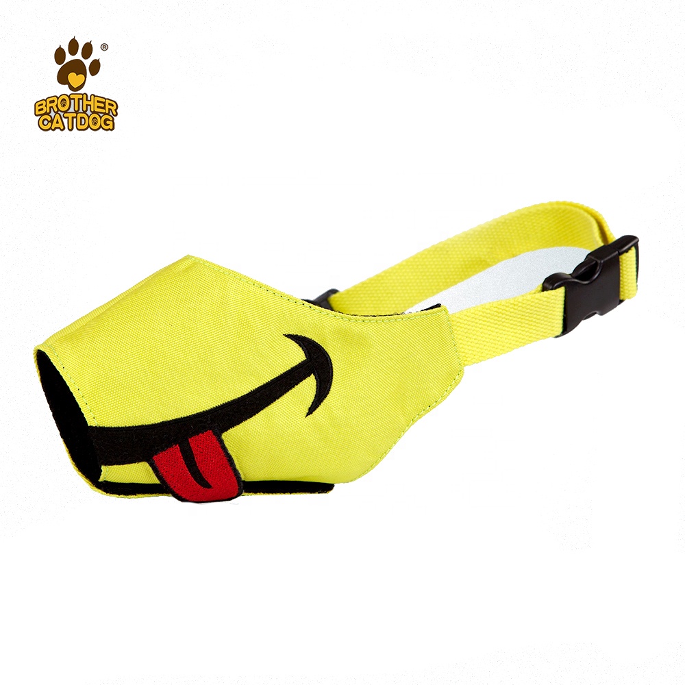 Nylon Leuke Grote Kleine Honden Snuit Voor Puppy Dier Anti Barking Bitting Kauwen Beschermende Outdoor Poedel Huisdier Accessoire Product: Yellow / S