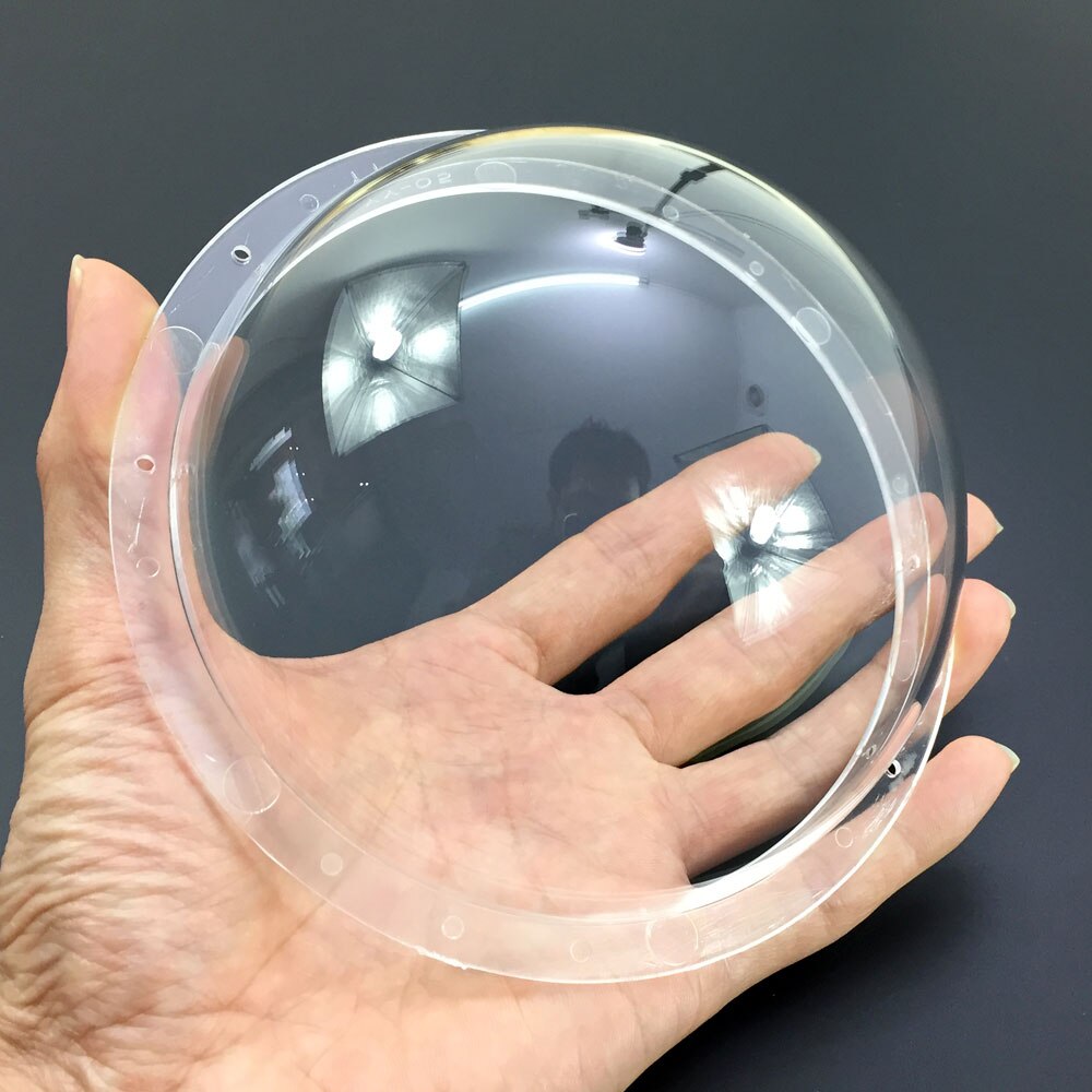 Carcasa de domo de cámara transparente de 5 pulgadas de acrílico para interior/exterior CCTV, repuesto