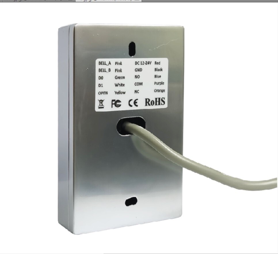 125KHZ RFID Kepad Password Standalone Access Controller IP66 Metal Case Waterproof for Door Lock Gate Opener 1000 User