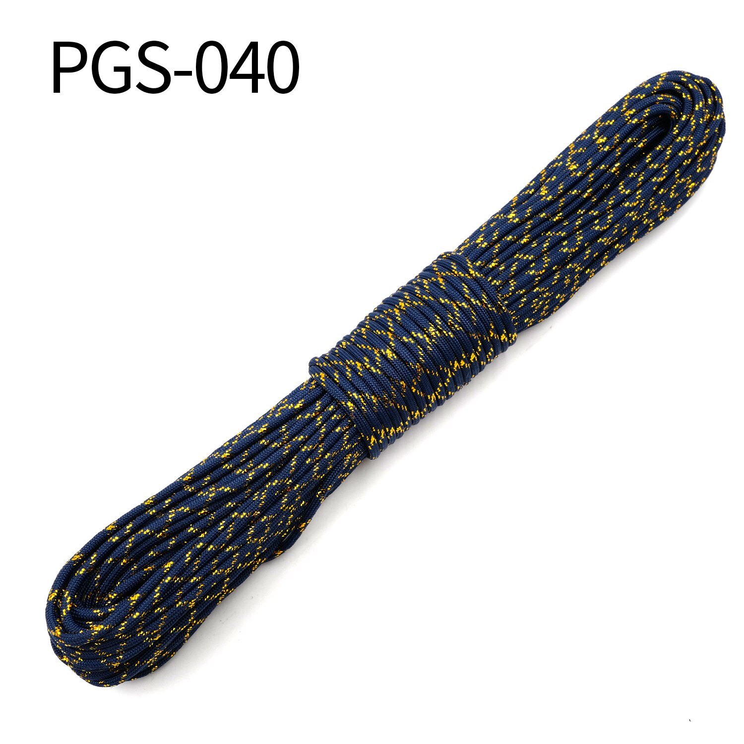 YOUGLE Metallic 550 Paracord Parachute Cord Lanyard with Sparkle Glitter Tracers for Wrap Decoration DIY Crafting: PGS-040