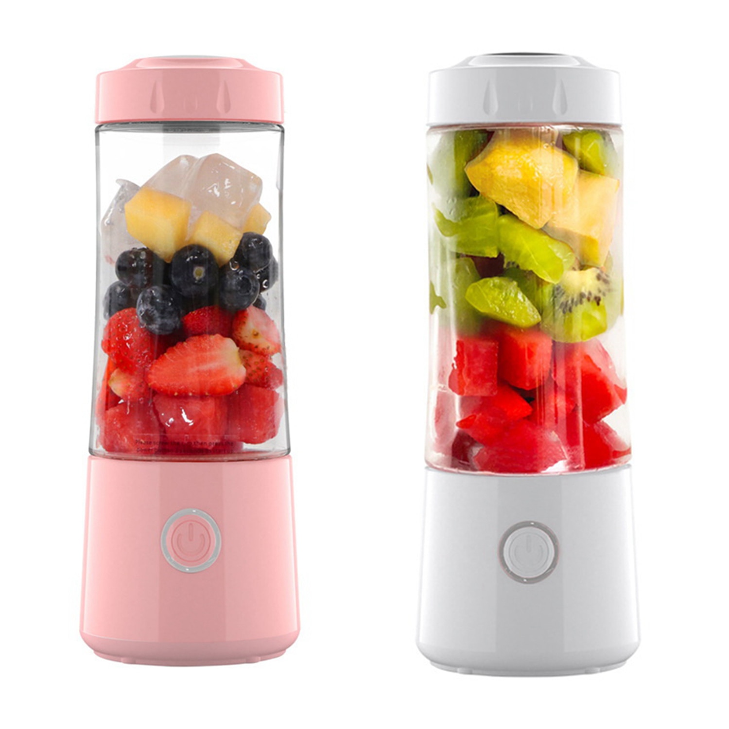 Mini Mixeur Et Presse-agrumes Portable Rechargeable Par USB, 12 Lames 450 Ml Facile A Nettoyer Ideal Pour Les Voyages Pour Des Jus Frais Partout 96675312