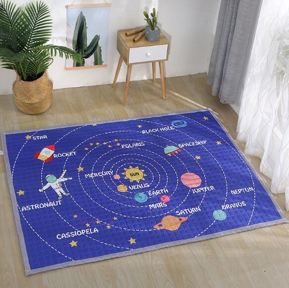 Baby Speelmat Tapijt Ontwikkelen Activiteit Mat Cartoon Dikke Tapijten multifunctionele Baby Kruipen pad accessoires BXX033: BXX033E