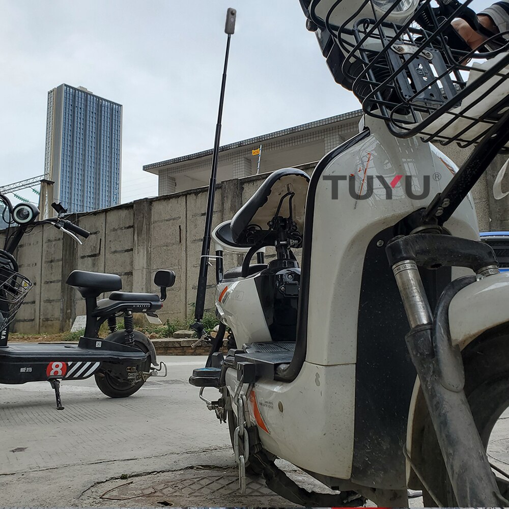 TUYU Motorrad Dritten Person Perspektive Lenker Halterung für GoPro DJI Insta360 Ein R X2 Unsichtbare Selfie Stick Zubehör