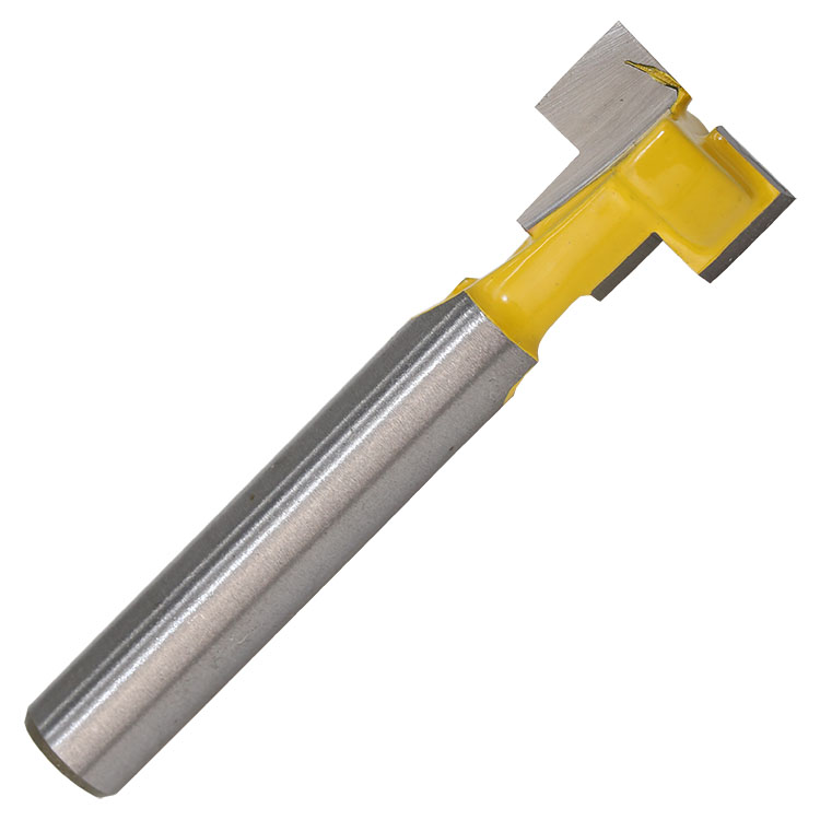 2 stks/set 1/4 Inch Schacht T-Slot Keyhole Cutter Hout Router Bit Carbide Cutter Voor Hout Hex Bolt T -Track Steken Frezen