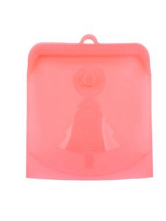 Reusable Silicone Food Bag Leakproof Storage Bag Food-grade Silicone Fresh Bag Containers Food Freezer Snack 500ml/1000ml/1500ml: Red / 500ML