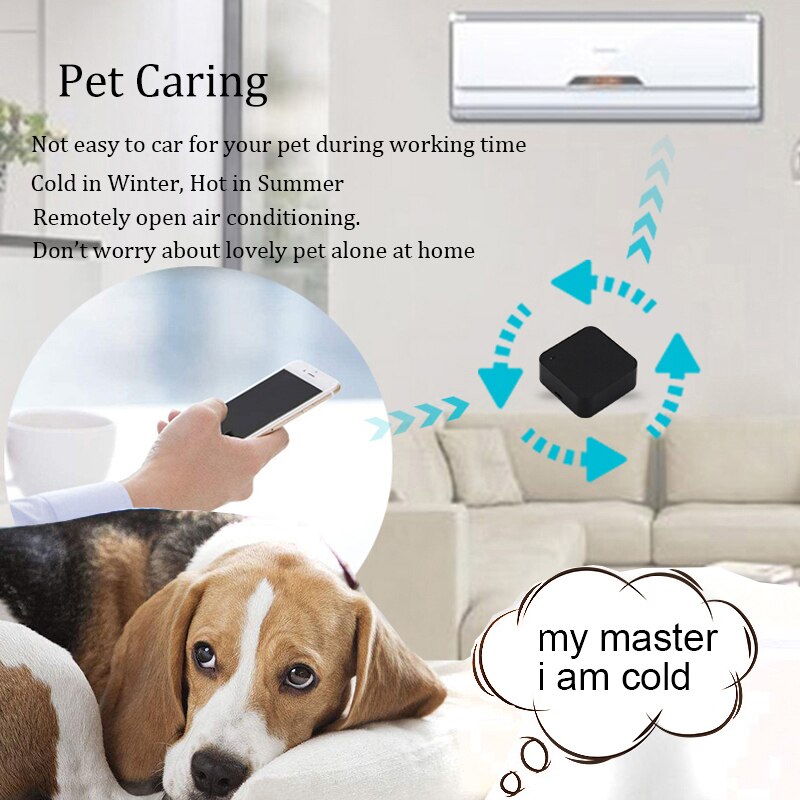 Universal Mini Smart Home Automation 2.4GHz WIFI IR Remote Controller for Alexa Google Home