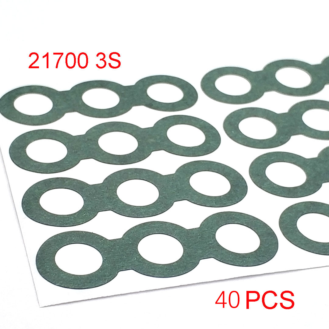 18650 21700 32650 Li-ion Battery Insulation Gasket Barley Paper Battery Pack Cell Insulating Glue Fish Electrode Insulated Pads