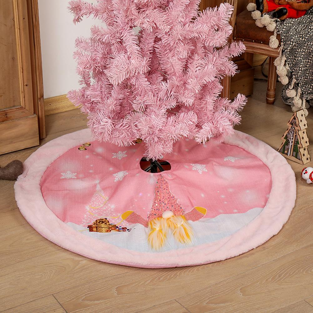 Tapis de pied d&#39;arbre lumineux, 108cm, jupe d&#39;arbre de noël, décorations de joyeux noël, ornement, couverture de sol d&#39;arbre