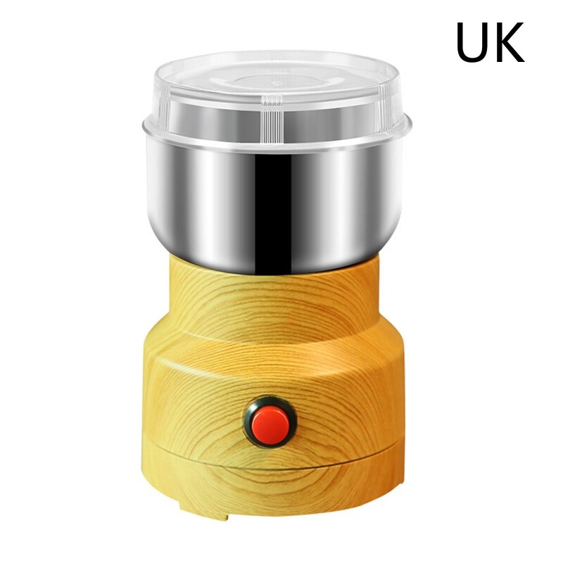 Multifunction Smash Machine Electric Grain Food Mill Grinder Ultra Fine Dry Grinder Grinding for Coffee Beans Spice Seasonings N: Red